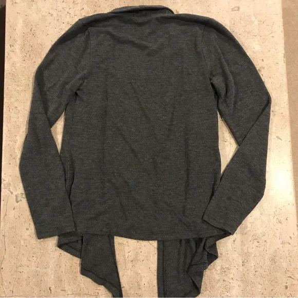 Ambiance Gray Sweater Cardigan Size Medium - Picture 5 of 5